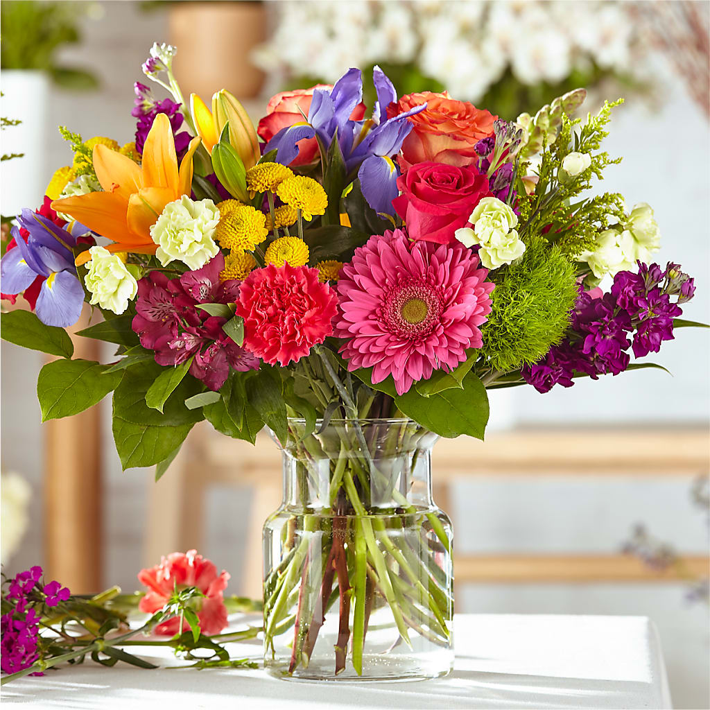 Bold & Bright – A Florist Original – FUZZY'S FLOWERS GIFTS AND TUXEDOS, Marion OH