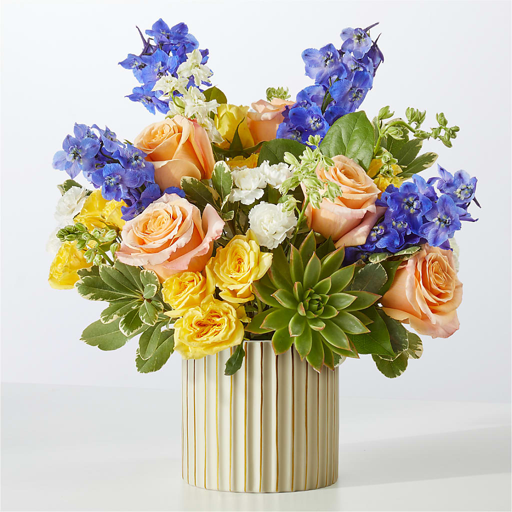 Cobalt Reverie Bouquet – FUZZY'S FLOWERS GIFTS AND TUXEDOS, Marion OH