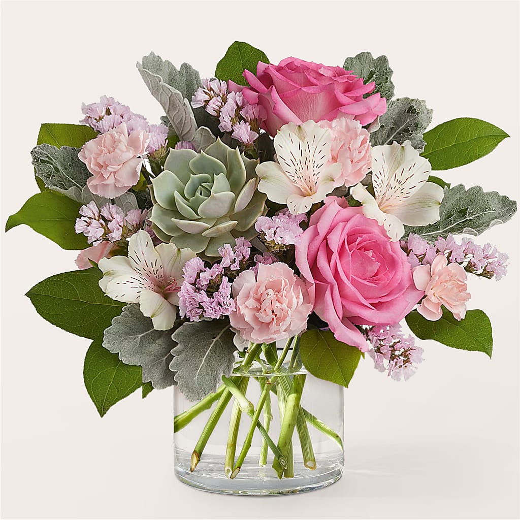Dusty Rose Bouquet – FUZZY'S FLOWERS GIFTS AND TUXEDOS, Marion OH