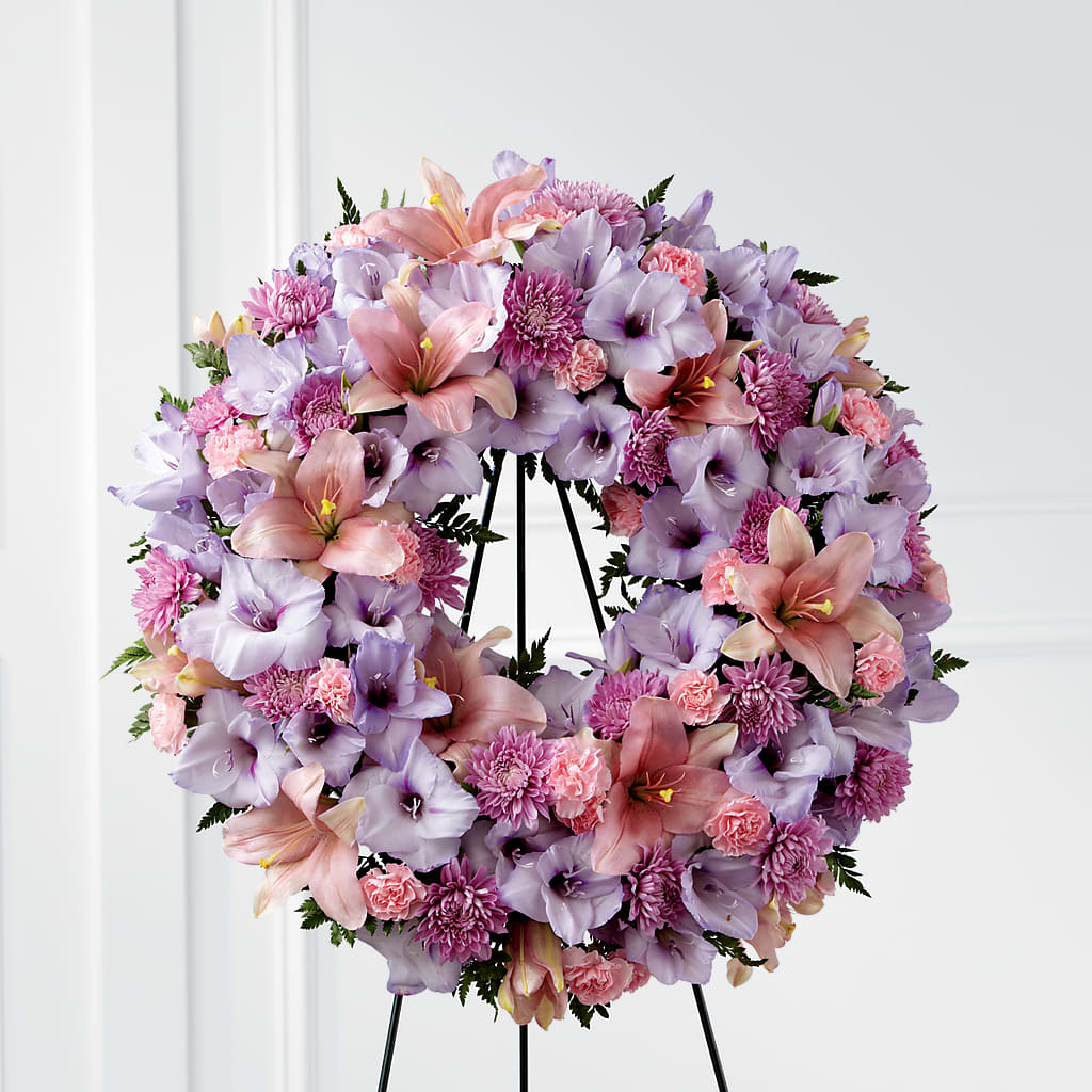 Beloved Friend Wreath – FUZZY'S FLOWERS GIFTS AND TUXEDOS, Marion OH