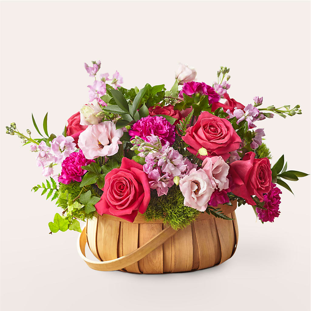 Radiance in Bloom Basket – FUZZY'S FLOWERS GIFTS AND TUXEDOS, Marion OH