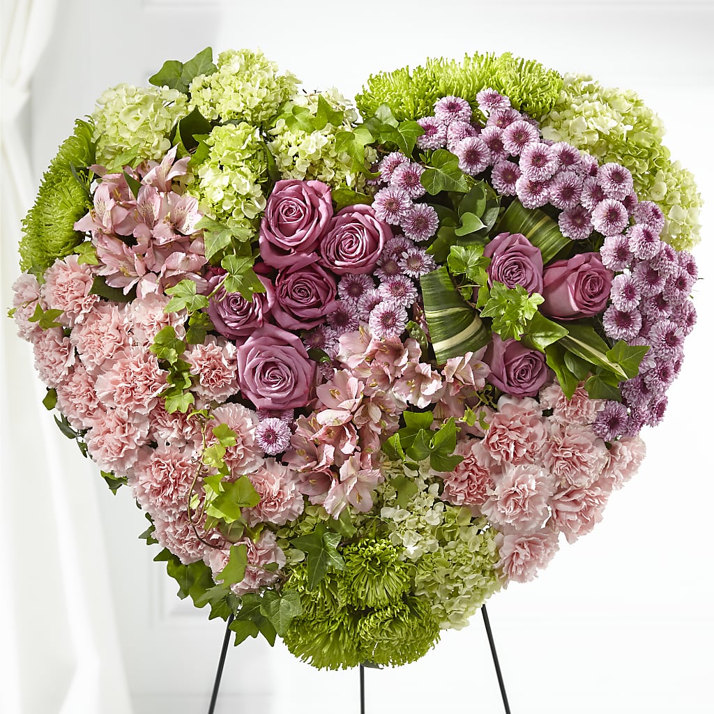 Heartwarming Standing Heart – FUZZY'S FLOWERS GIFTS AND TUXEDOS, Marion OH