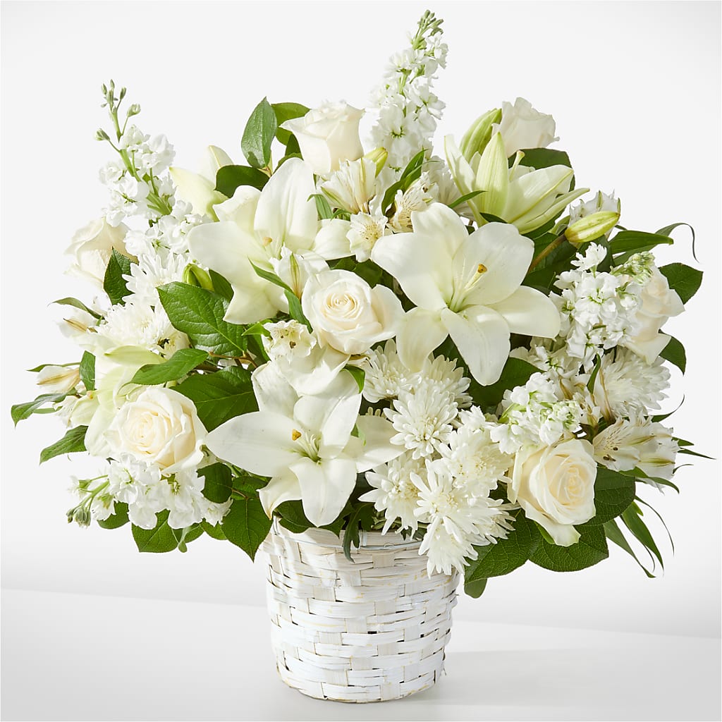 Peaceful Reflections Arrangement – FUZZY'S FLOWERS GIFTS AND TUXEDOS, Marion OH