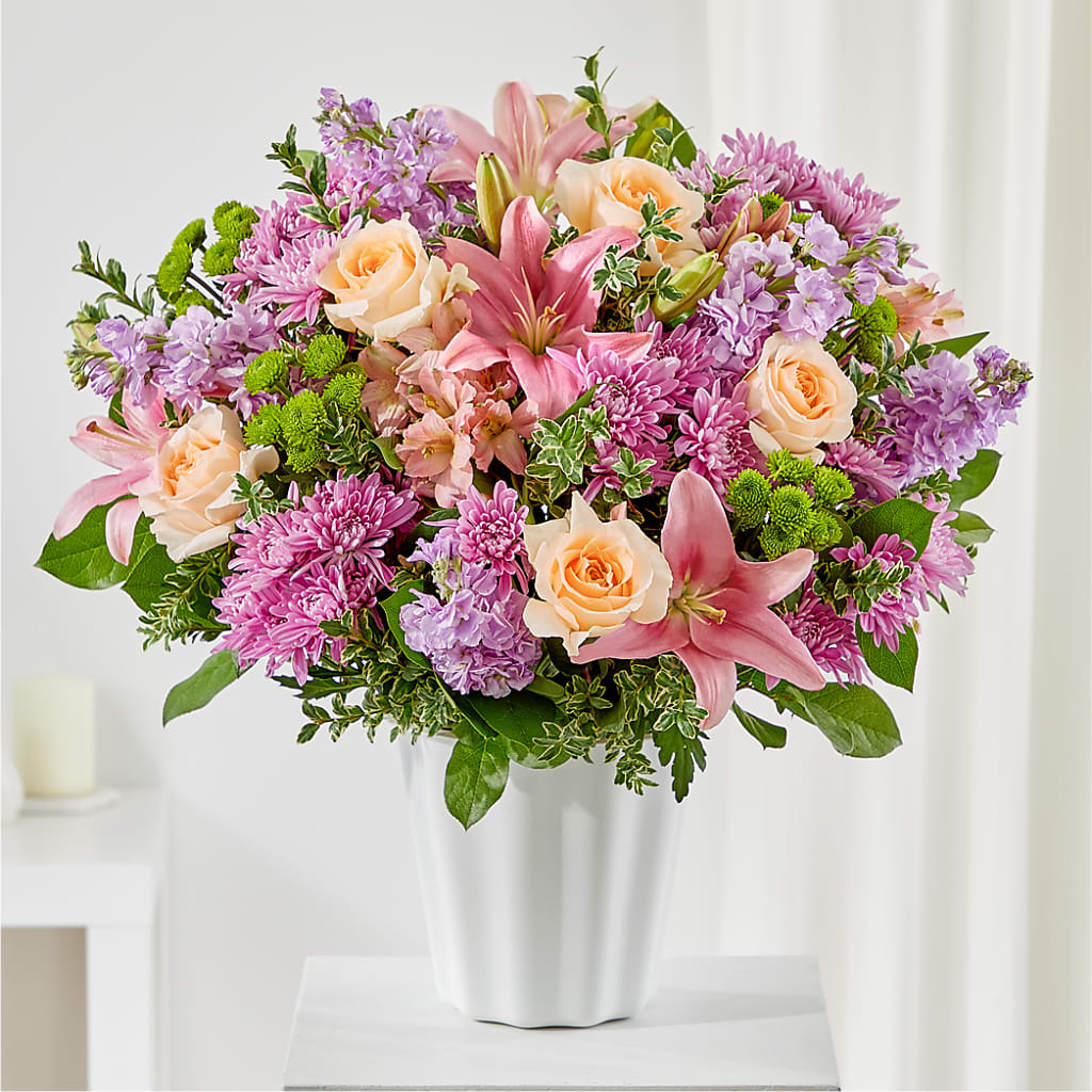 Supportive Embrace Tabletop Basket – FUZZY'S FLOWERS GIFTS AND TUXEDOS, Marion OH