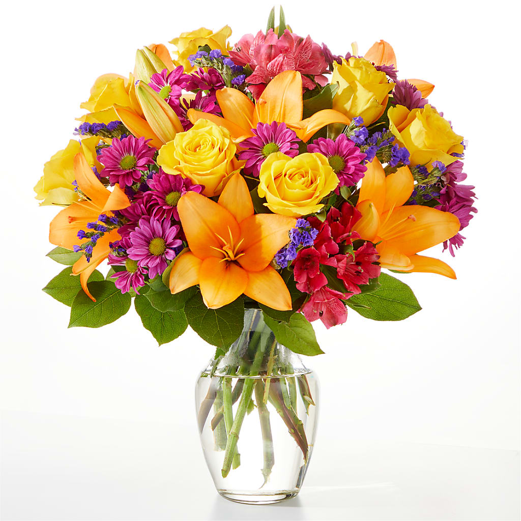 Colorful Visions Bouquet – FUZZY'S FLOWERS GIFTS AND TUXEDOS, Marion OH