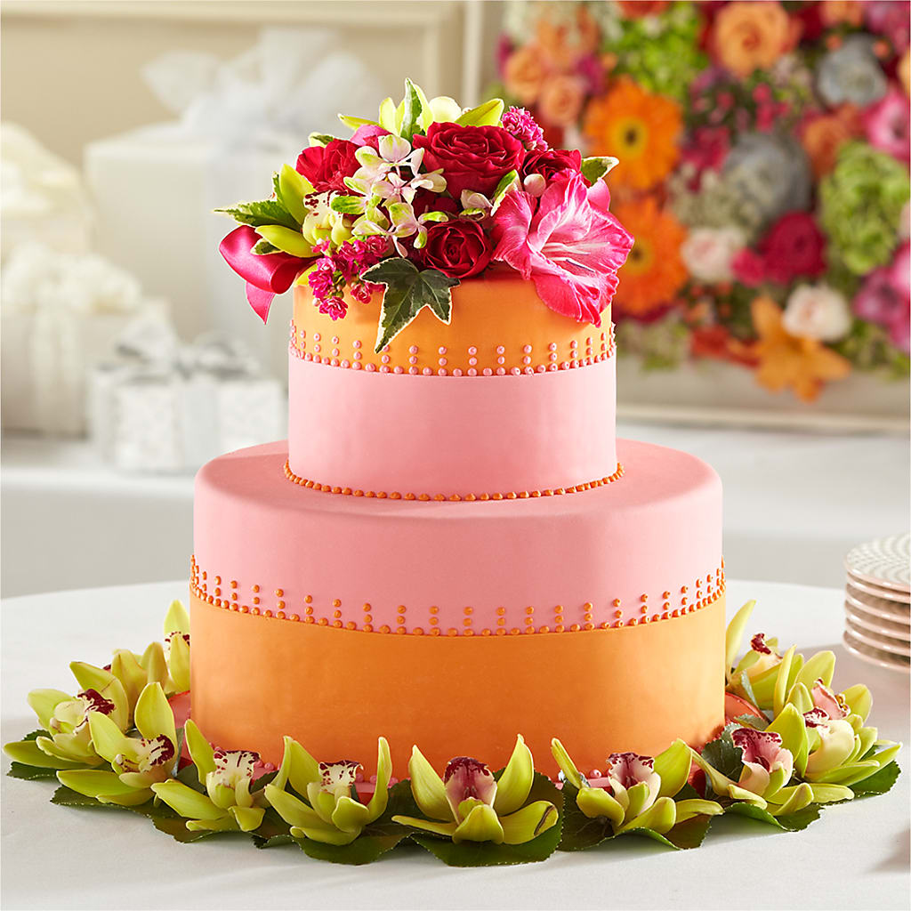 Sweet Citrus Cake Decor – FUZZY'S FLOWERS GIFTS AND TUXEDOS, Marion OH