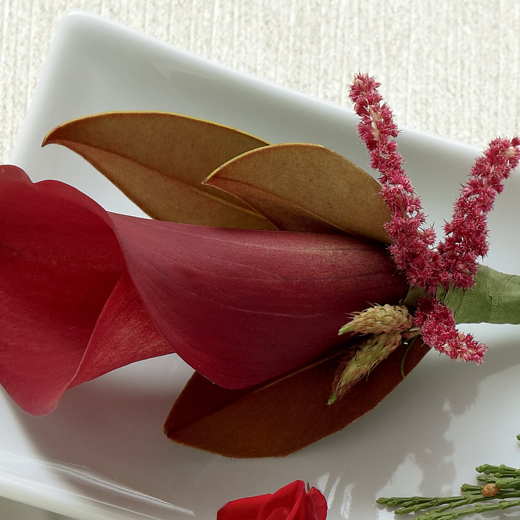 Red Calla Boutonniere – FUZZY'S FLOWERS GIFTS AND TUXEDOS, Marion OH
