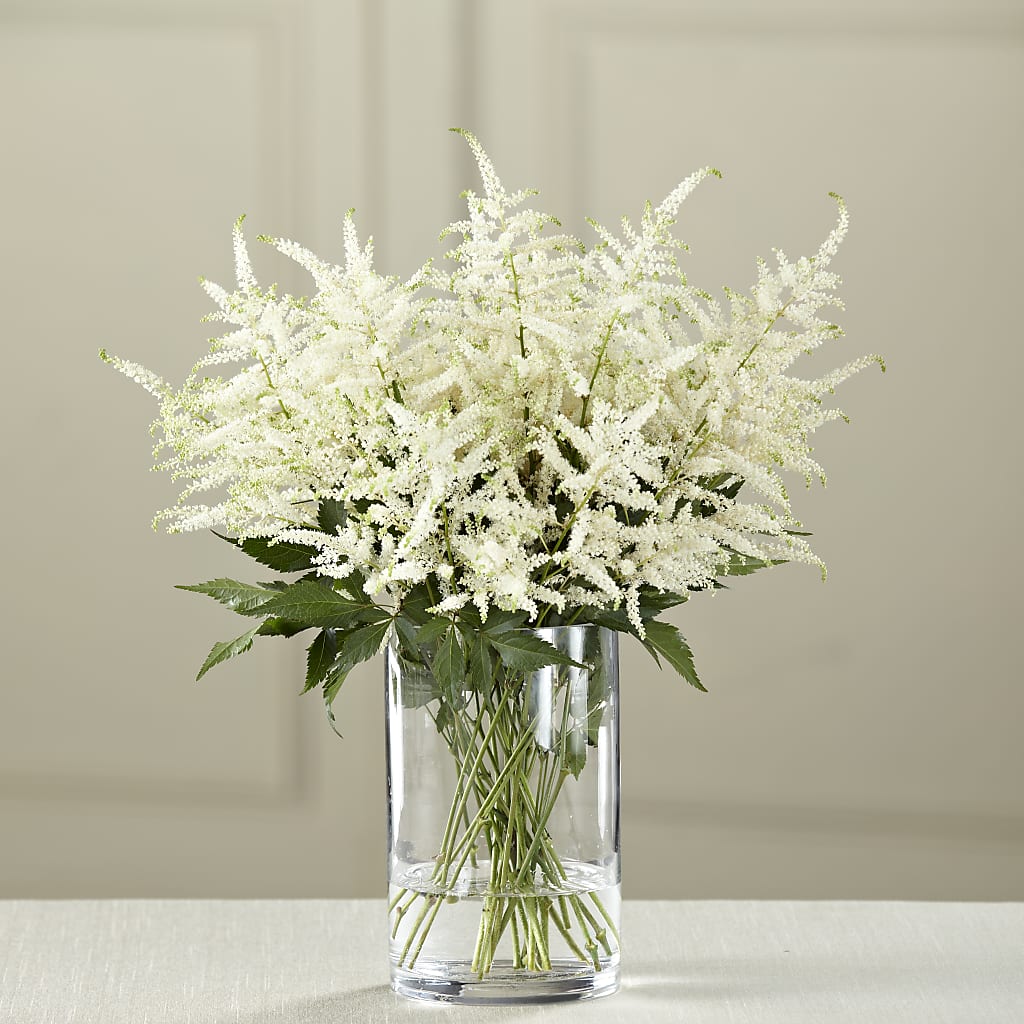 White Astilbe Bouquet – FUZZY'S FLOWERS GIFTS AND TUXEDOS, Marion OH