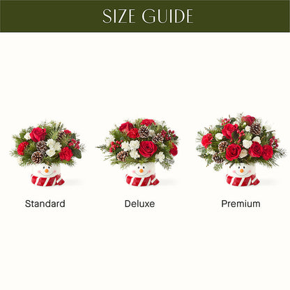 Jolly Snowman Bouquet – FUZZY'S FLOWERS GIFTS AND TUXEDOS, Marion OH