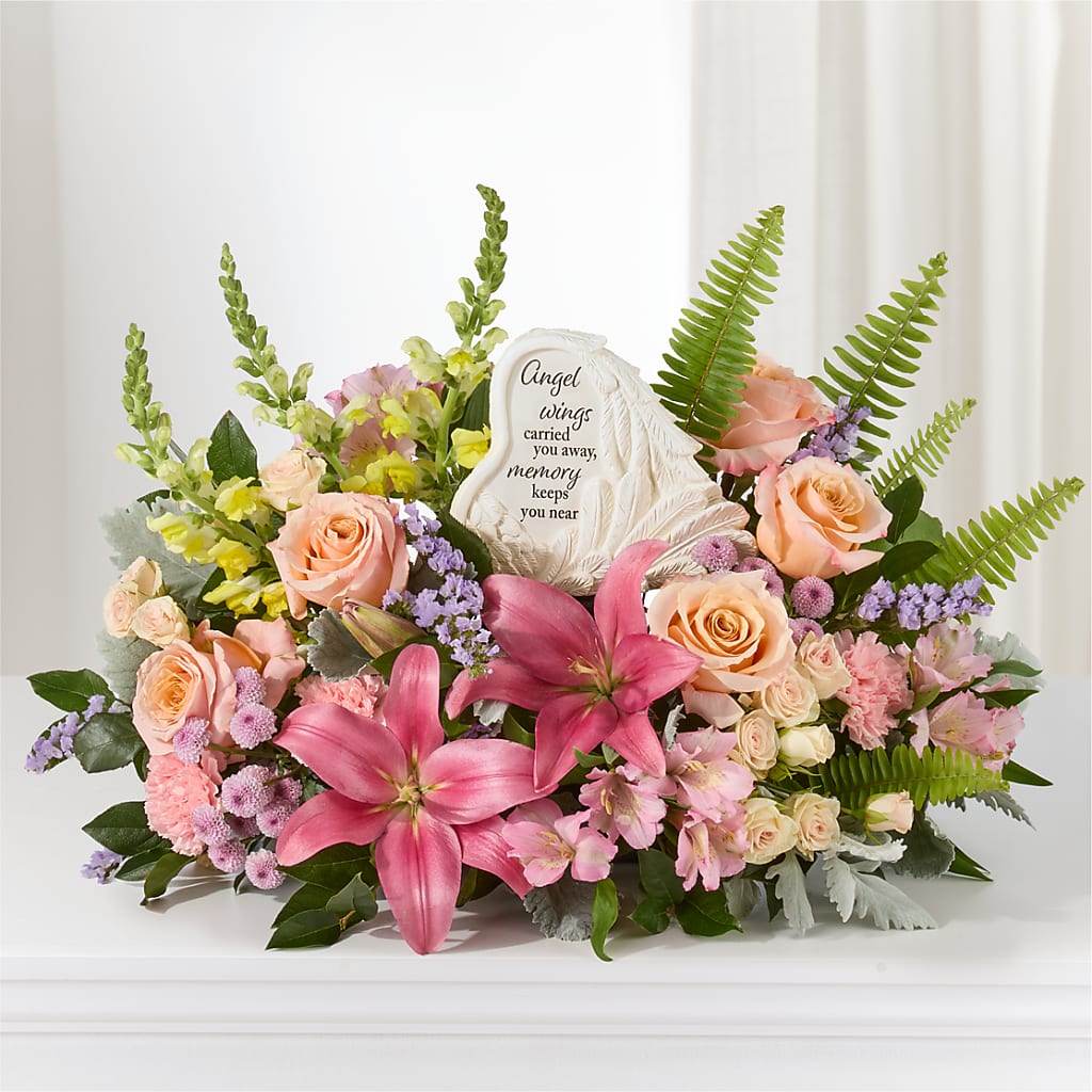 Gentle Light Arrangement – FUZZY'S FLOWERS GIFTS AND TUXEDOS, Marion OH