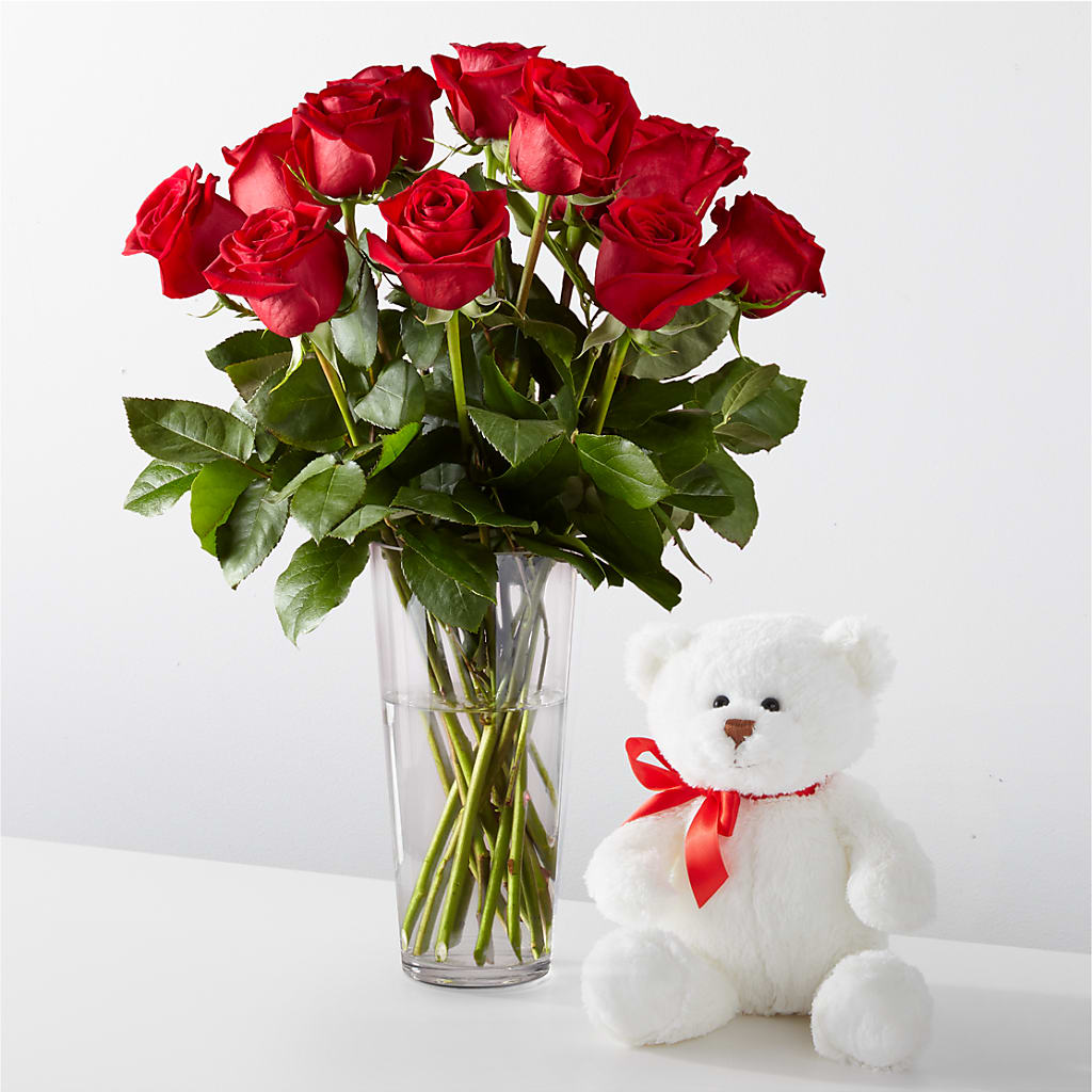 Romantic Long Stem Red Rose Bouquet Bundles – FUZZY'S FLOWERS GIFTS AND TUXEDOS, Marion OH