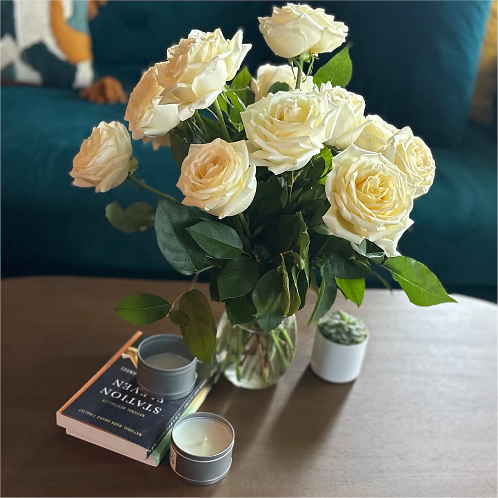 Long Stem Yellow Rose Bouquet – FUZZY'S FLOWERS GIFTS AND TUXEDOS, Marion OH