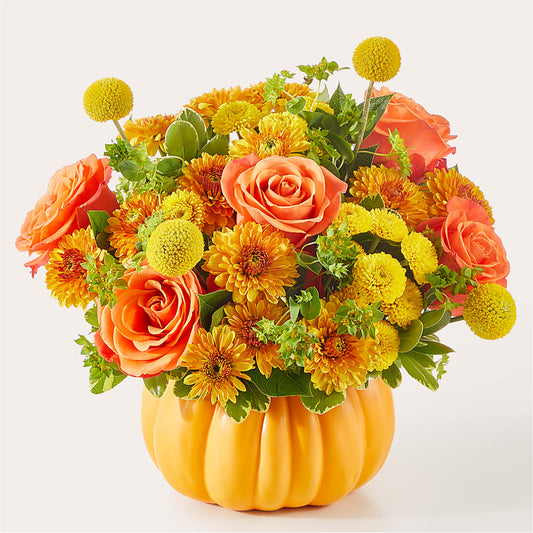 Gourdgeous Pumpkin – FUZZY'S FLOWERS GIFTS AND TUXEDOS, Marion OH