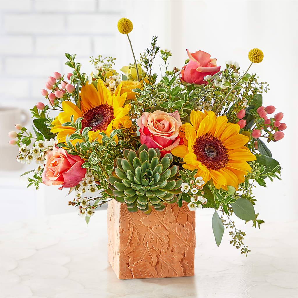 Sunflower Season Bouquet – FUZZY'S FLOWERS GIFTS AND TUXEDOS, Marion OH