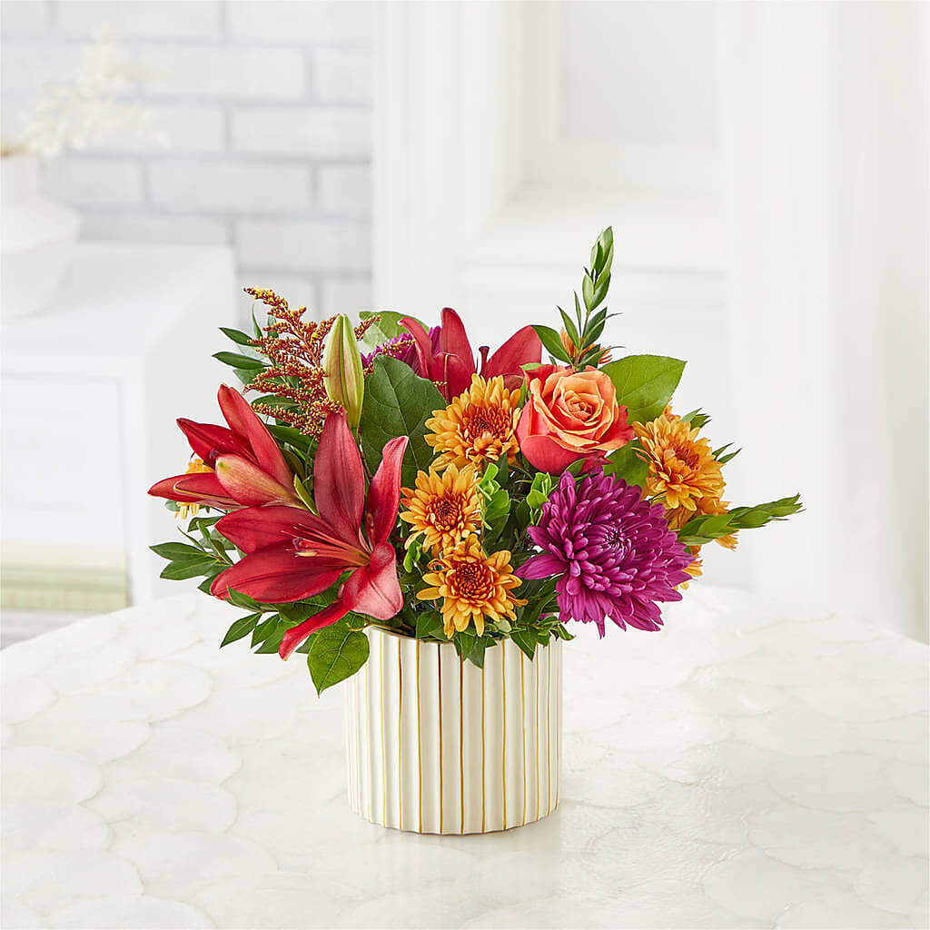 Burgundy Landscape Bouquet – FUZZY'S FLOWERS GIFTS AND TUXEDOS, Marion OH