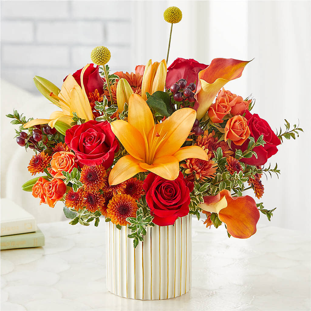 Scarlet Skies Bouquet – FUZZY'S FLOWERS GIFTS AND TUXEDOS, Marion OH