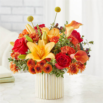 Scarlet Skies Bouquet – FUZZY'S FLOWERS GIFTS AND TUXEDOS, Marion OH