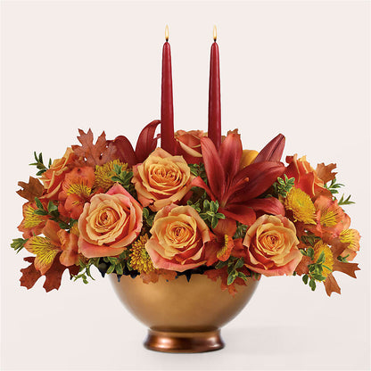 Harvest Table Centerpiece – FUZZY'S FLOWERS GIFTS AND TUXEDOS, Marion OH