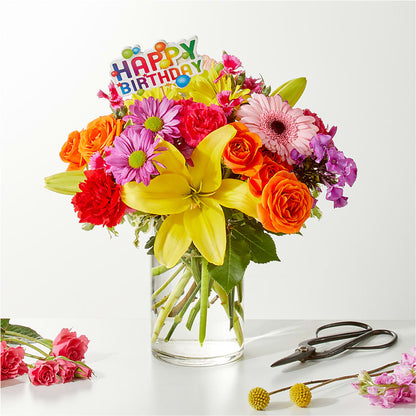 Cue the Confetti - A Florist Original – FUZZY'S FLOWERS GIFTS AND TUXEDOS, Marion OH