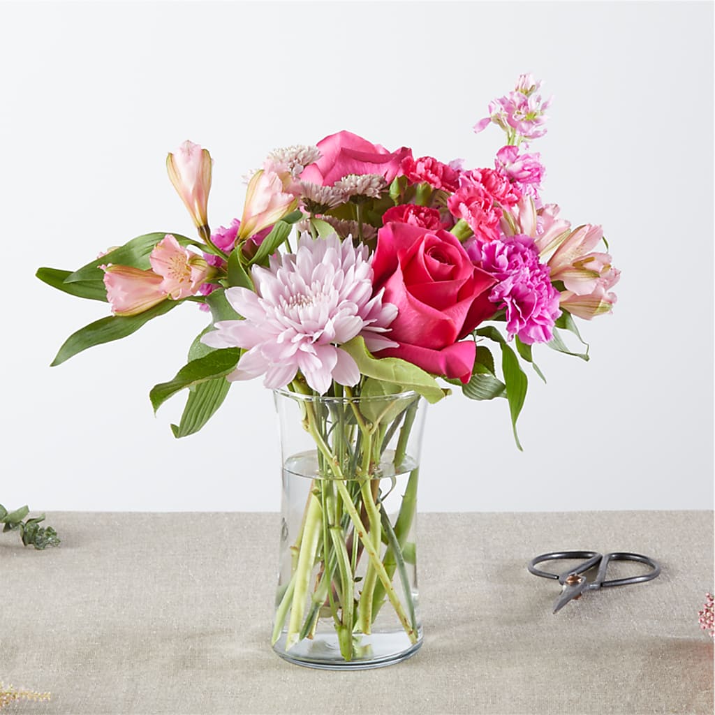 Pink Ribbon - A Florist Original – FUZZY'S FLOWERS GIFTS AND TUXEDOS, Marion OH