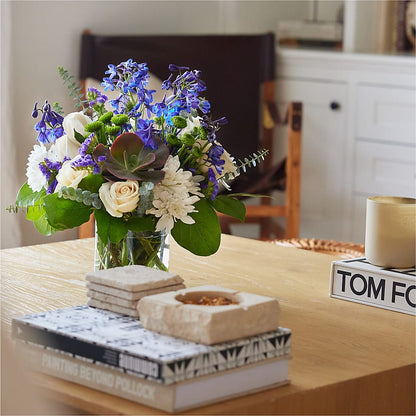 Cerulean Waves Bouquet – FUZZY'S FLOWERS GIFTS AND TUXEDOS, Marion OH