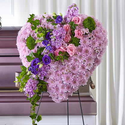Treasured Love Standing Heart – FUZZY'S FLOWERS GIFTS AND TUXEDOS, Marion OH