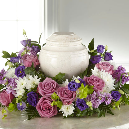 Blooming Sympathy Cremation Adornment – FUZZY'S FLOWERS GIFTS AND TUXEDOS, Marion OH