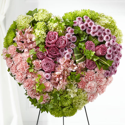 Heartwarming Standing Heart – FUZZY'S FLOWERS GIFTS AND TUXEDOS, Marion OH