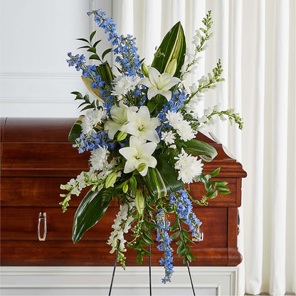 Eternal Impressions Standing Spray – FUZZY'S FLOWERS GIFTS AND TUXEDOS, Marion OH