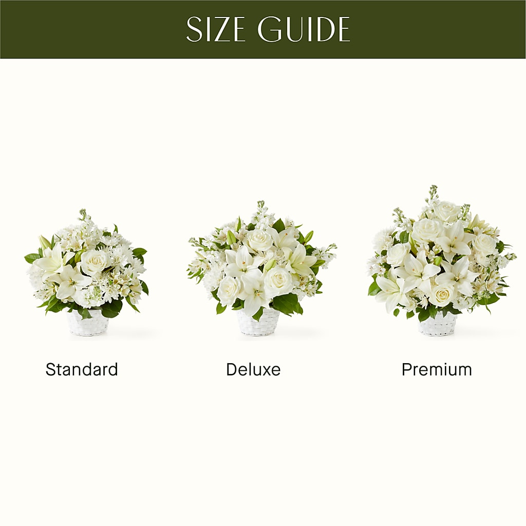 Peaceful Reflections Arrangement – FUZZY'S FLOWERS GIFTS AND TUXEDOS, Marion OH