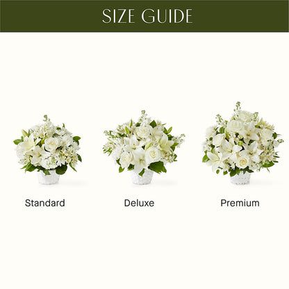 Peaceful Reflections Arrangement – FUZZY'S FLOWERS GIFTS AND TUXEDOS, Marion OH