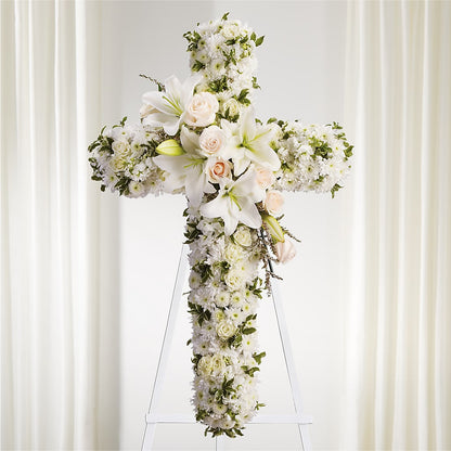 Spiritual Guidance Standing Spray – FUZZY'S FLOWERS GIFTS AND TUXEDOS, Marion OH