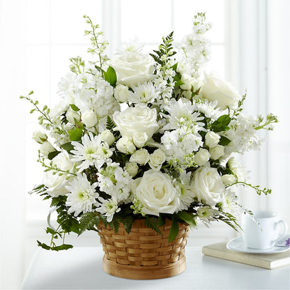Heartfelt Condolences Arrangement – FUZZY'S FLOWERS GIFTS AND TUXEDOS, Marion OH