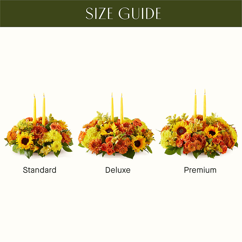 Autumn Harmony Centerpiece – FUZZY'S FLOWERS GIFTS AND TUXEDOS, Marion OH