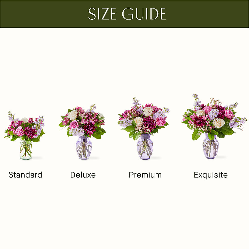 Amethyst Dreams Bouquet – FUZZY'S FLOWERS GIFTS AND TUXEDOS, Marion OH