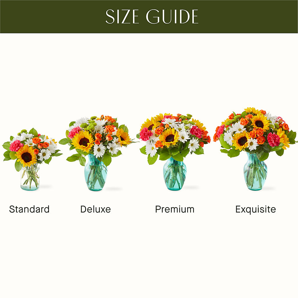 Sun-drenched Blooms Bouquet – FUZZY'S FLOWERS GIFTS AND TUXEDOS, Marion OH