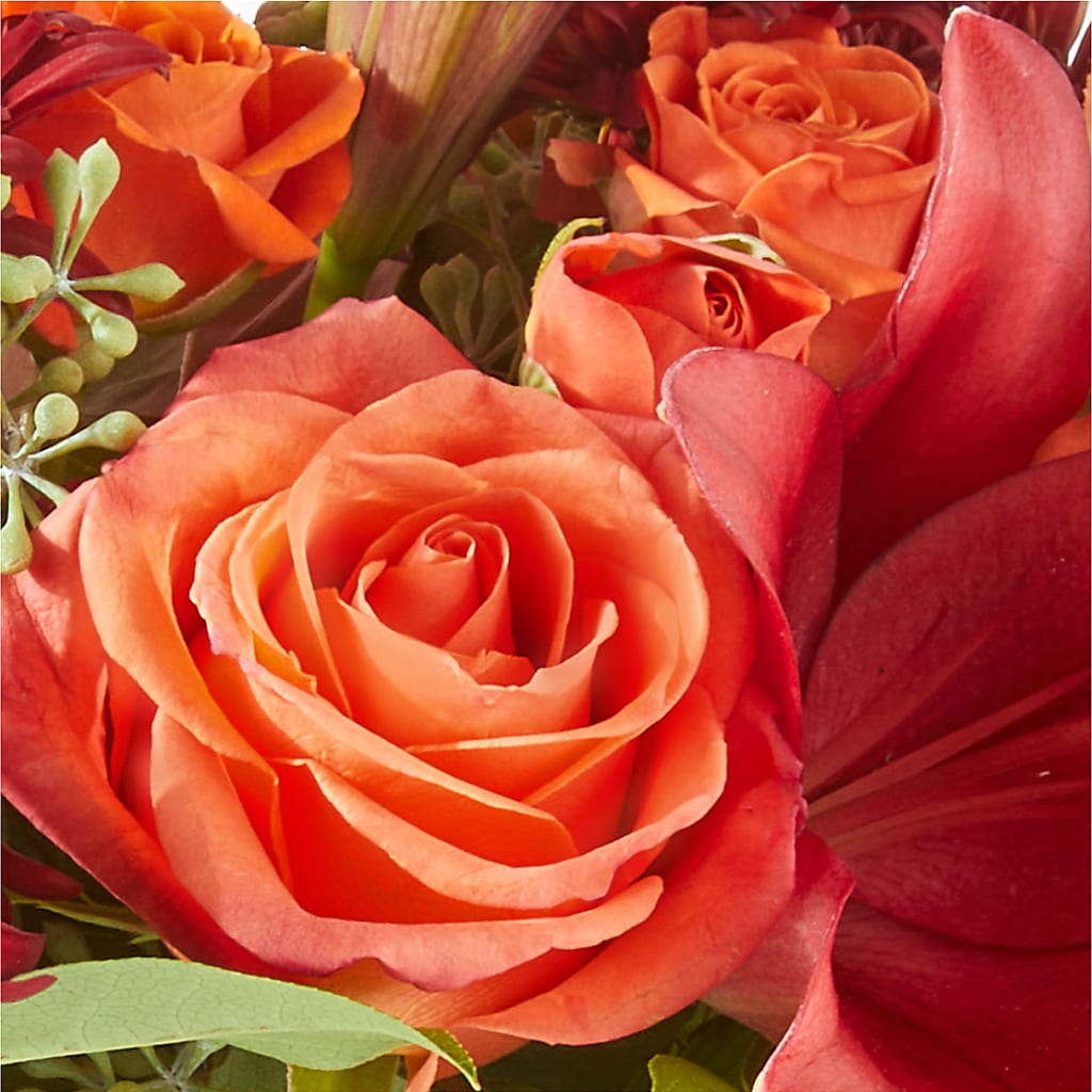 Crimson Leaves Bouquet – FUZZY'S FLOWERS GIFTS AND TUXEDOS, Marion OH