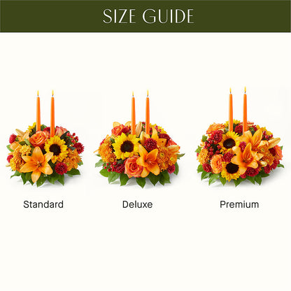 Grateful Centerpiece – FUZZY'S FLOWERS GIFTS AND TUXEDOS, Marion OH