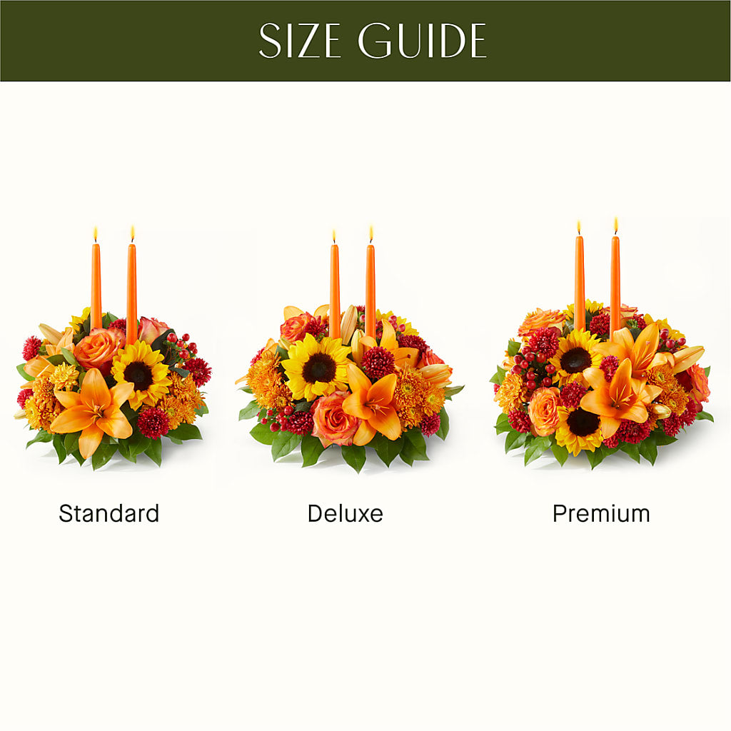 Grateful Centerpiece – FUZZY'S FLOWERS GIFTS AND TUXEDOS, Marion OH