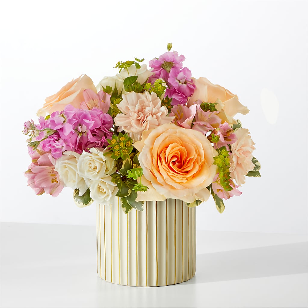 Paradise Bouquet with Ivory Vase – FUZZY'S FLOWERS GIFTS AND TUXEDOS, Marion OH