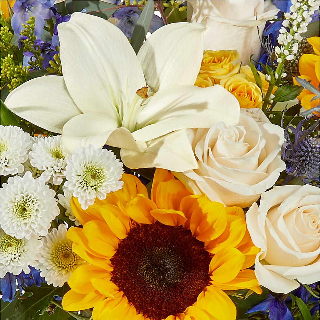Wonderfully Sunny Bouquet – FUZZY'S FLOWERS GIFTS AND TUXEDOS, Marion OH