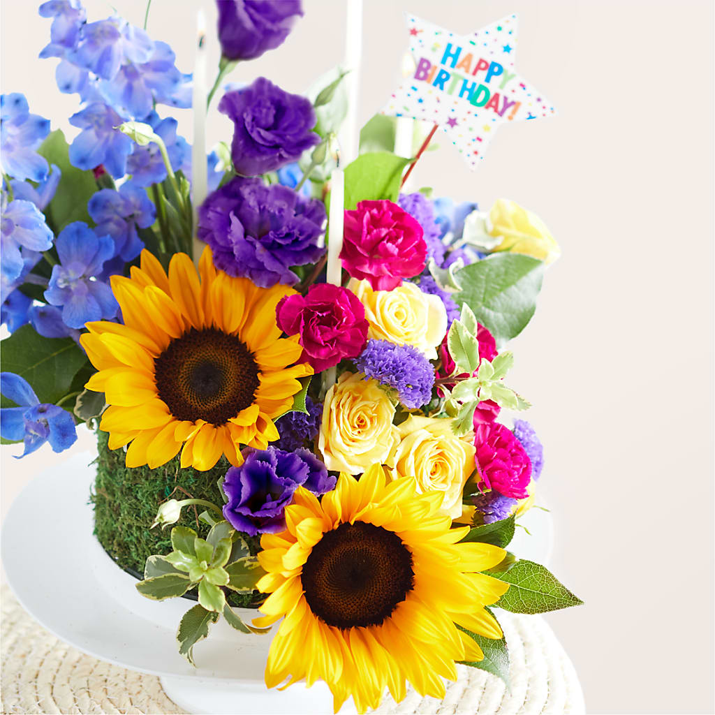 Star of the Day Floral Cake – FUZZY'S FLOWERS GIFTS AND TUXEDOS, Marion OH
