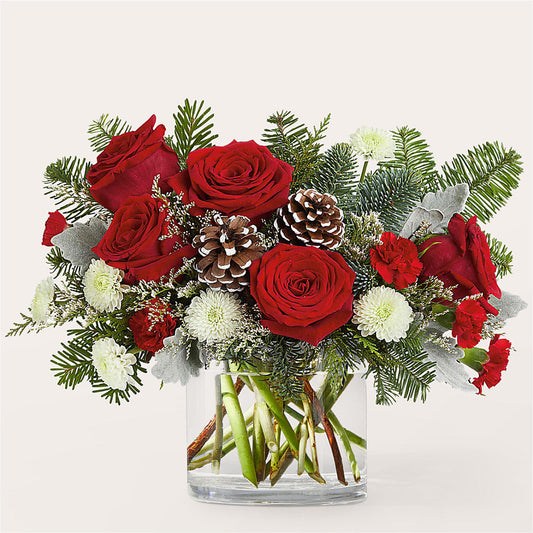 Yule Cheer Bouquet – FUZZY'S FLOWERS GIFTS AND TUXEDOS, Marion OH