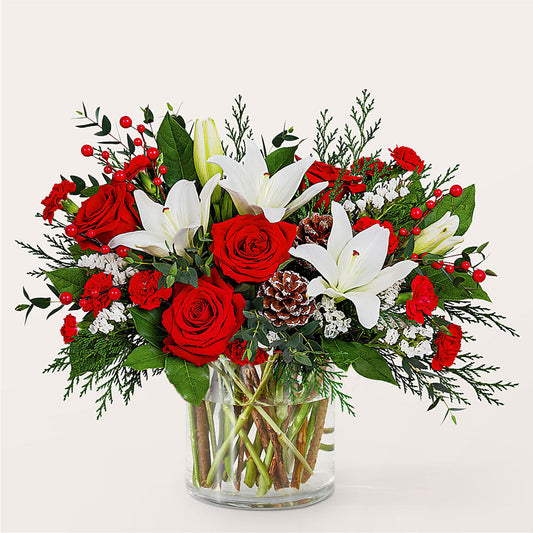Best in Snow Bouquet – FUZZY'S FLOWERS GIFTS AND TUXEDOS, Marion OH