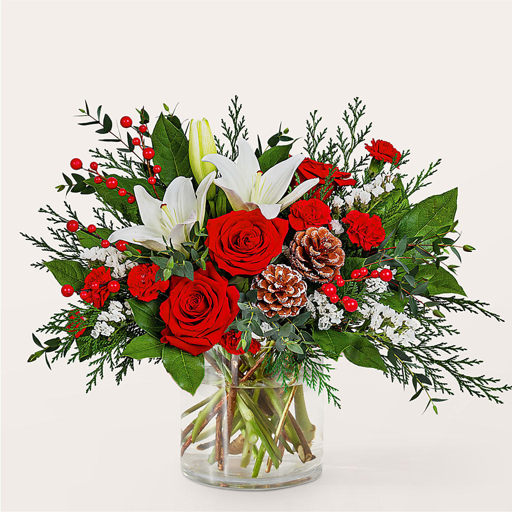 Best in Snow Bouquet – FUZZY'S FLOWERS GIFTS AND TUXEDOS, Marion OH