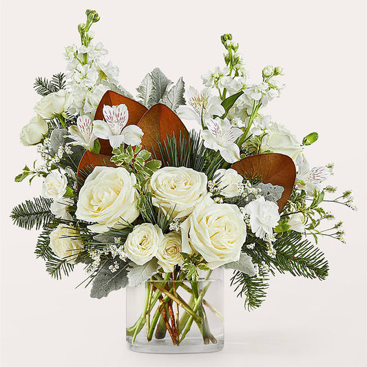 Fresh Snowfall Bouquet – FUZZY'S FLOWERS GIFTS AND TUXEDOS, Marion OH