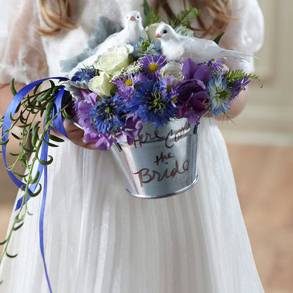 Enchantment Flower Girl Arrangement – FUZZY'S FLOWERS GIFTS AND TUXEDOS, Marion OH