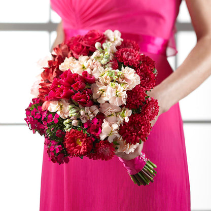 Pink Effervescence Bouquet – FUZZY'S FLOWERS GIFTS AND TUXEDOS, Marion OH