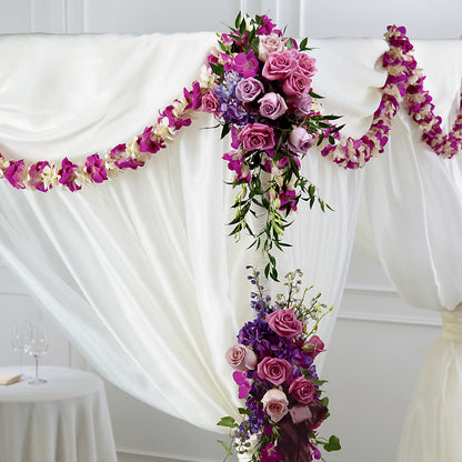 Color & Light Chuppah Decor – FUZZY'S FLOWERS GIFTS AND TUXEDOS, Marion OH